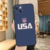 America USA Flag Cover For iPhone 14 15 16 Pro Max XS XR X Case For iPhone 11 12 13 Pro Max Mini Plus