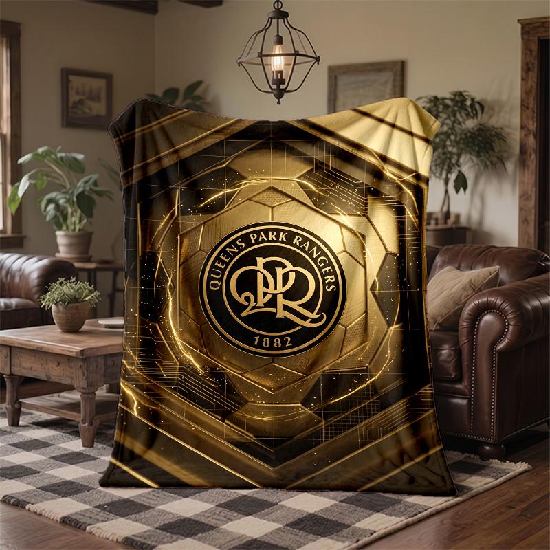 Queens Park Rangers Football Print Flannel Blanket Soft Warm Sofa Bed Throw Blanket For Home Office Bedroom