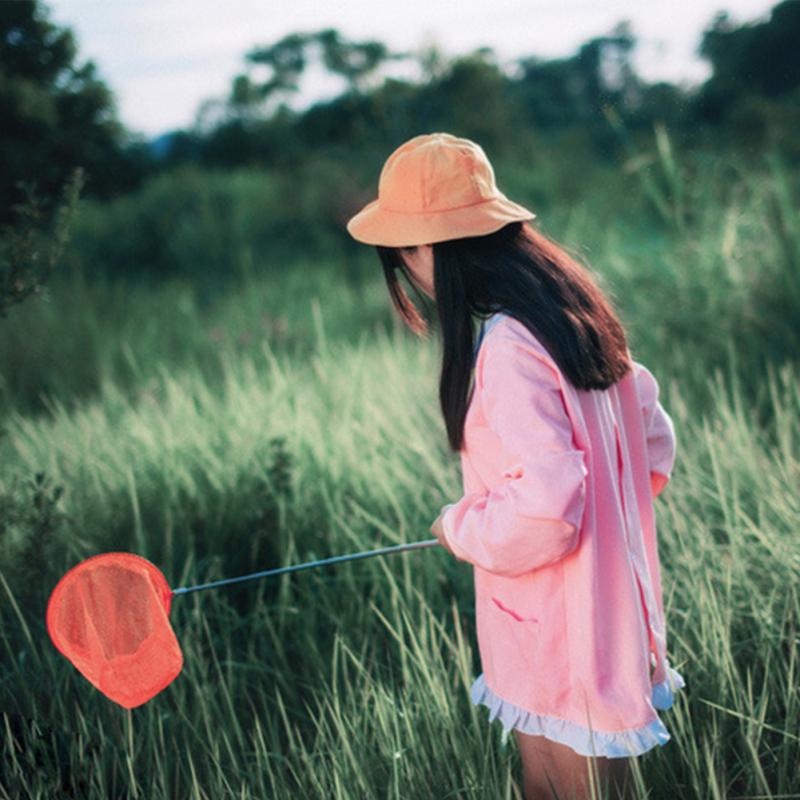 Extendable Nylon Insect Net, Telescopic Butterfly Net, Bug Catcher Nets Fishing Tool for Kids Toy