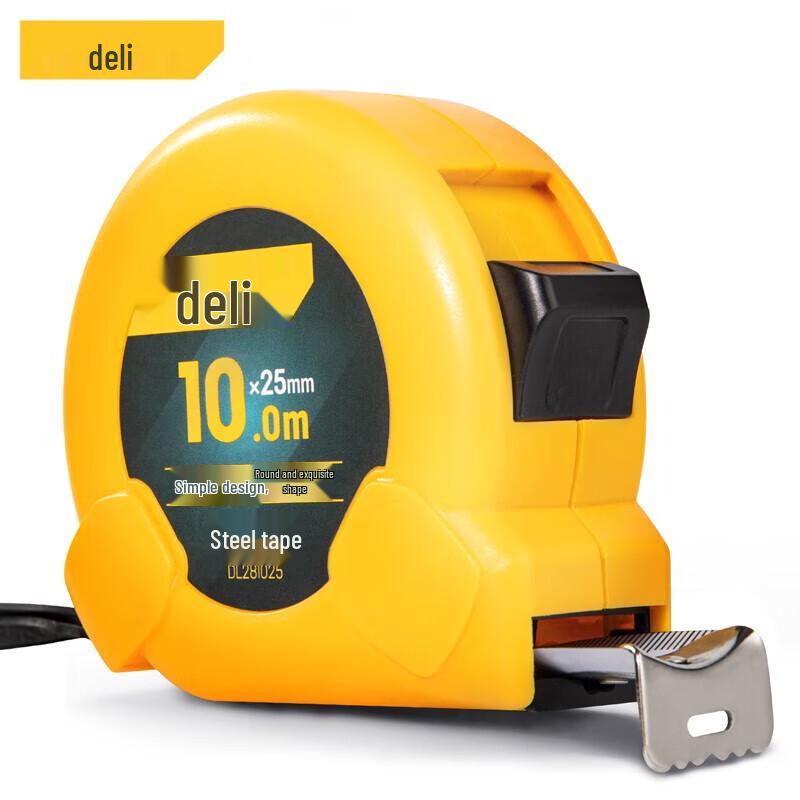 Deli DL281025 Portable Steel Measuring Tape