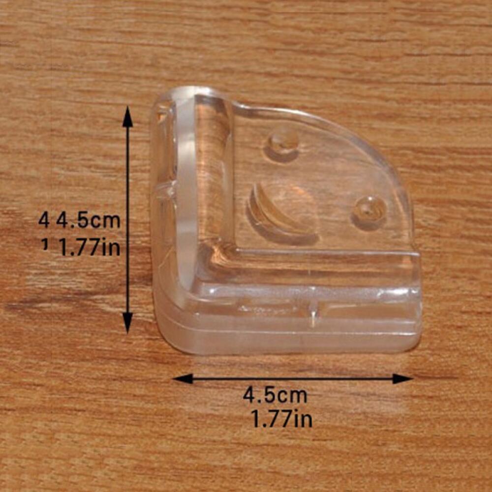 4Pcs Child Safety Anti-Collision Table Corner Protectors, Soft Shockproof Cushion Design, For Baby Kids Home Furniture Protectio