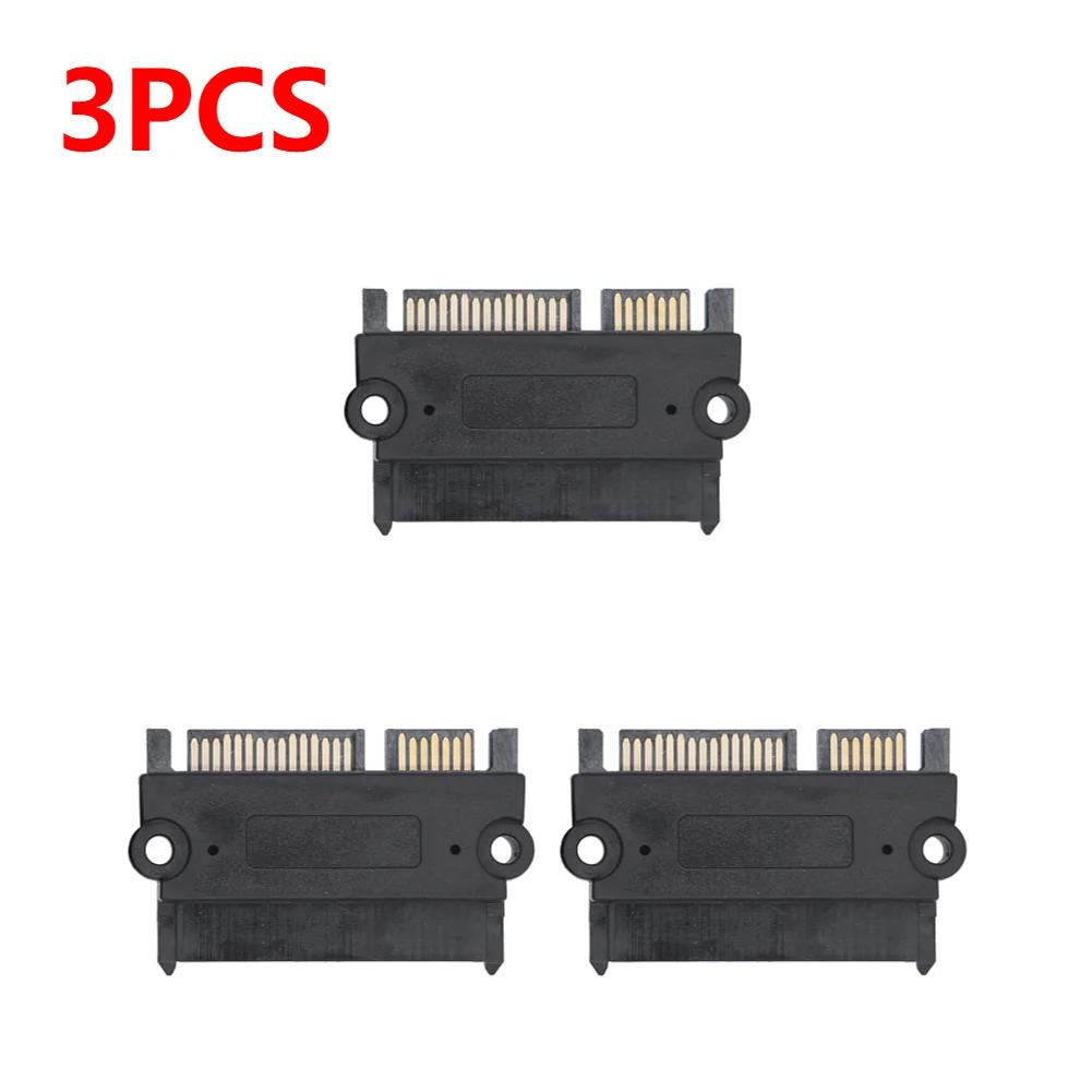 1-30pcs SATA Male To Female Power Data Converter 22Pin 7+15 Male To Female SATA To SATA Converter SATA To SATA Adapter