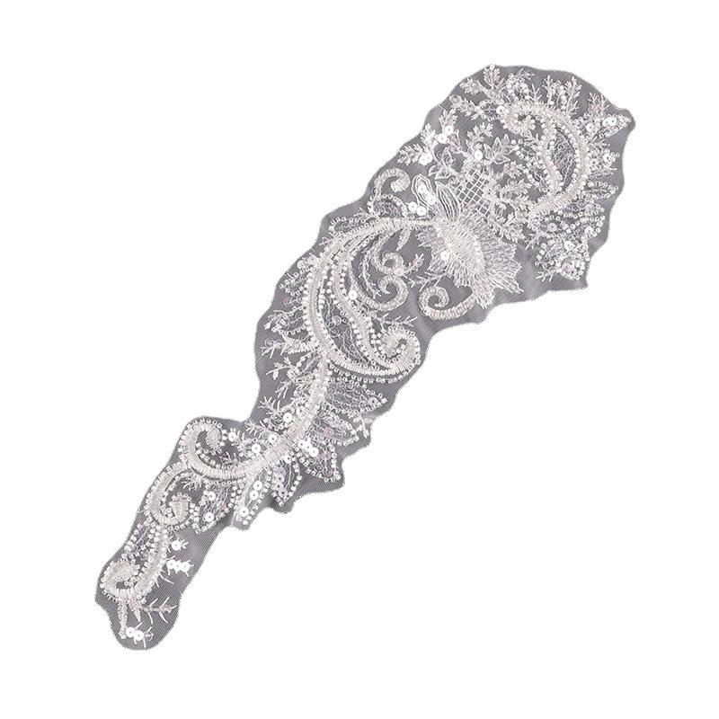 Mesh Bow Lace Embroidery Sticker Diy Hand Account Accessories Wedding Dress Accessories Brooch Hair Accessories Accessories Cloth Sticker