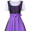Dirndl Tradicional Alemão Oktoberfest Roupa de Alta Qualidade para o Festival da Cerveja de Munique e Performance de Palco