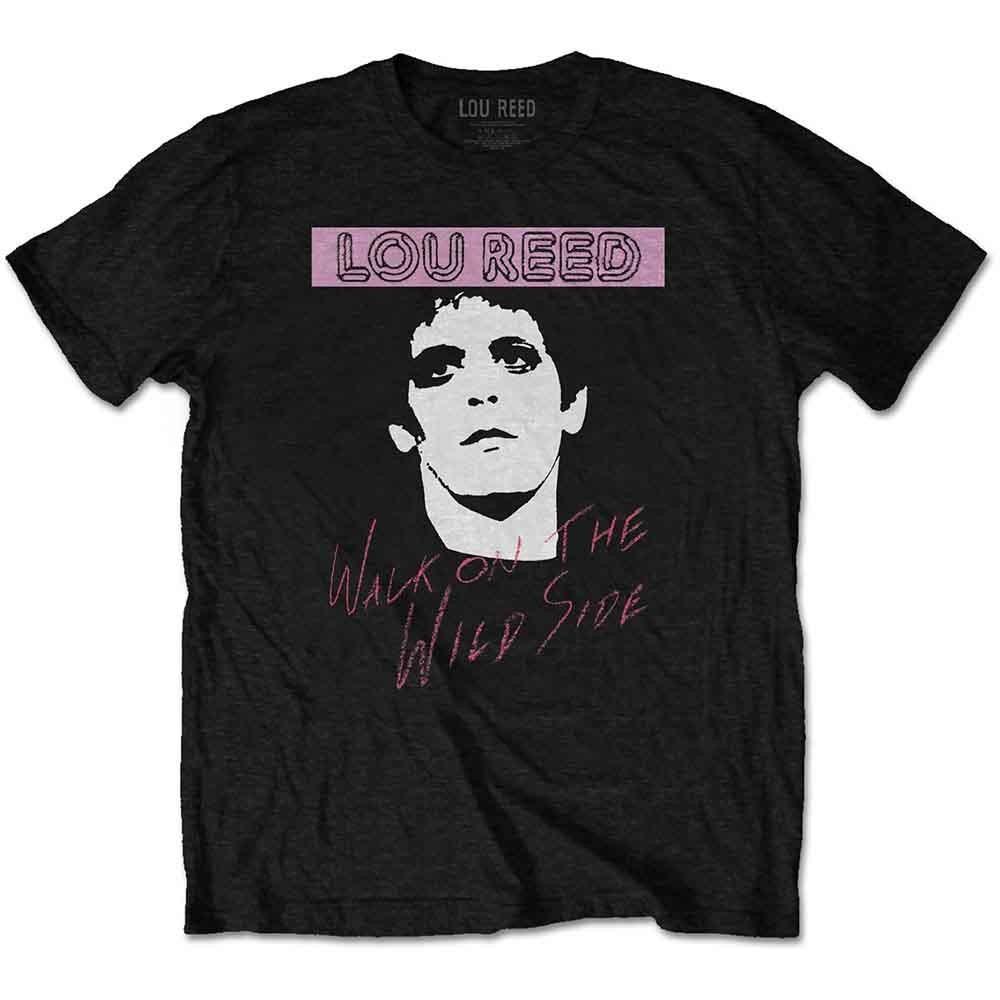 Lou Reed Walk On The Wild Side T-Shirt Black New XXL