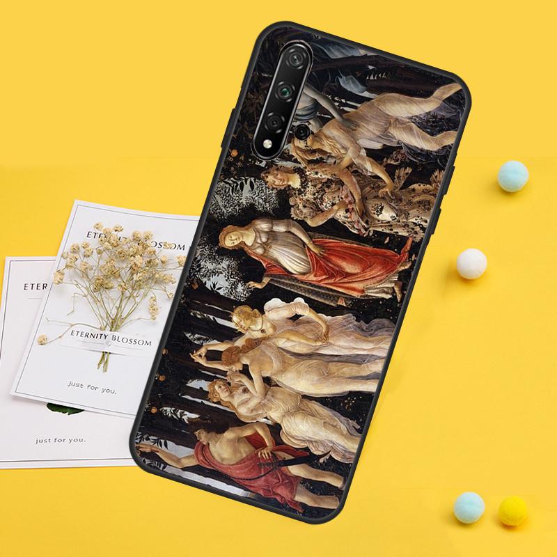 Renaissance Art Painting For Huawei Nova 7i 8i 11i 12i 12s 9 10 SE Y90 Y60 Y70 Y72 Y61 Y91 P30 P40 Lite P60 Pro Case