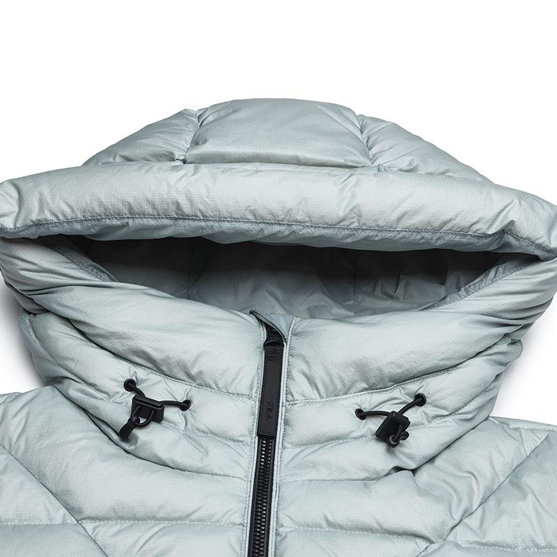 Men's Jacket FILA Down Jacket Men's Light Mist Gray Blue