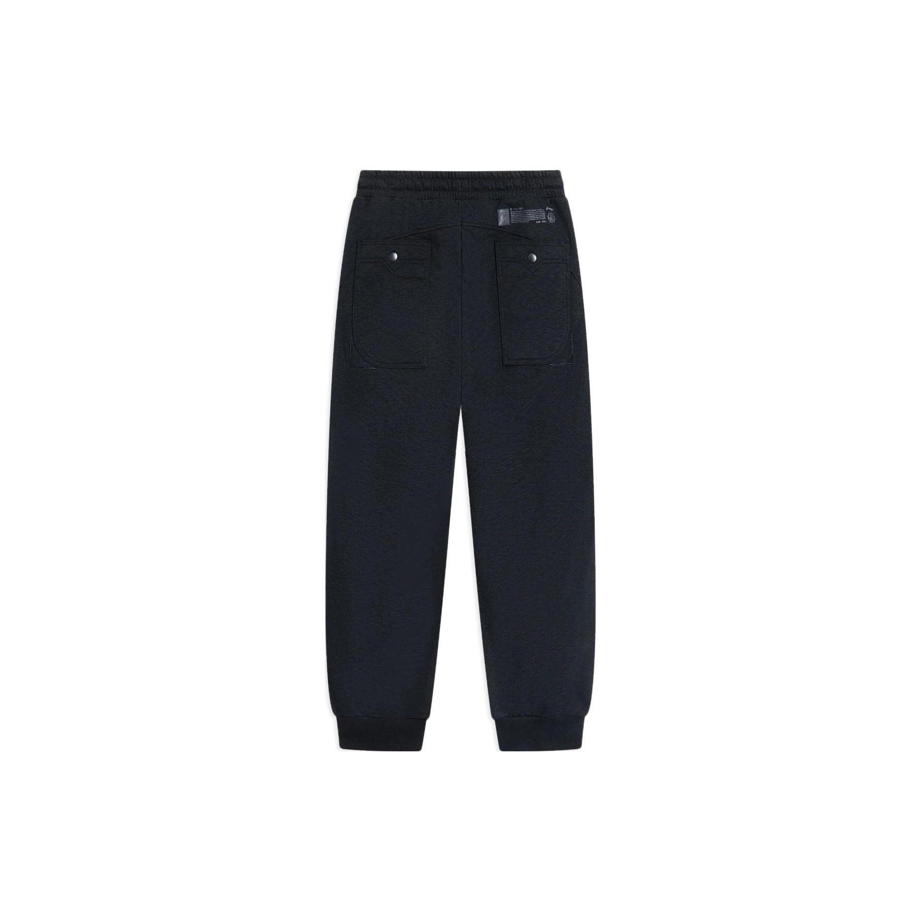 Li-Ning x Jackie Chan Kung Fu Joggers Pants Black Men s AKLSC15-3 S