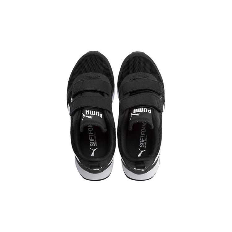 PUMA Cabana R78 Low top Kids Lifestyle Shoes Black White Pre school 373617-01