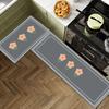 Diatomite Kitchen Mat Foot Mats Super Absorbent Kitchen Rug Long Bedside Area Rugs Carpet Anti Slip Bathroom Kitchen Accessories