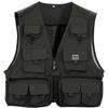 Fishing Sizes for Outdoor Emergency Lure Made by Domestic Fishing Tackle Manufacturer Celacanz Khaki [Excel] Vest, Black/Khaki Green, M/L/LL/3L,