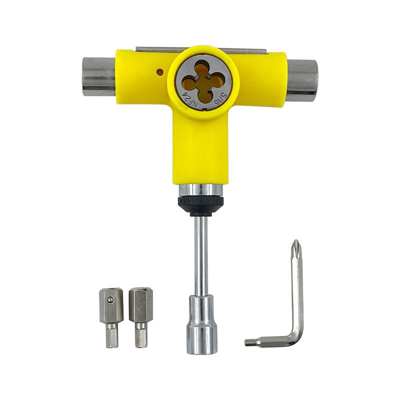 High Quality Semi-automatic Tool for Skateboard Longboard with Nice Blister Package жёлтый