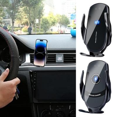 Kiirlaadimine Juhtmevaba Laadija Auto Telefoni Hoidik 360 Pööramine Automaatne Telefoni Kinnitus 2 Ühes Juhtmevaba Telefoni Laadija Auto Tarvikud