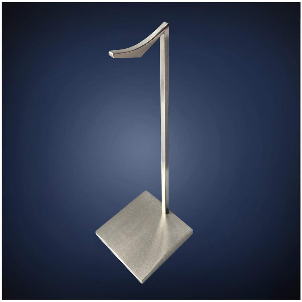US ArtsOnDesk Modern Art Headphone Stand ST217 Stainless Steel Satin Finish Patent Applicable for - Headset Earphone Game Holder Hook Hanger Mount