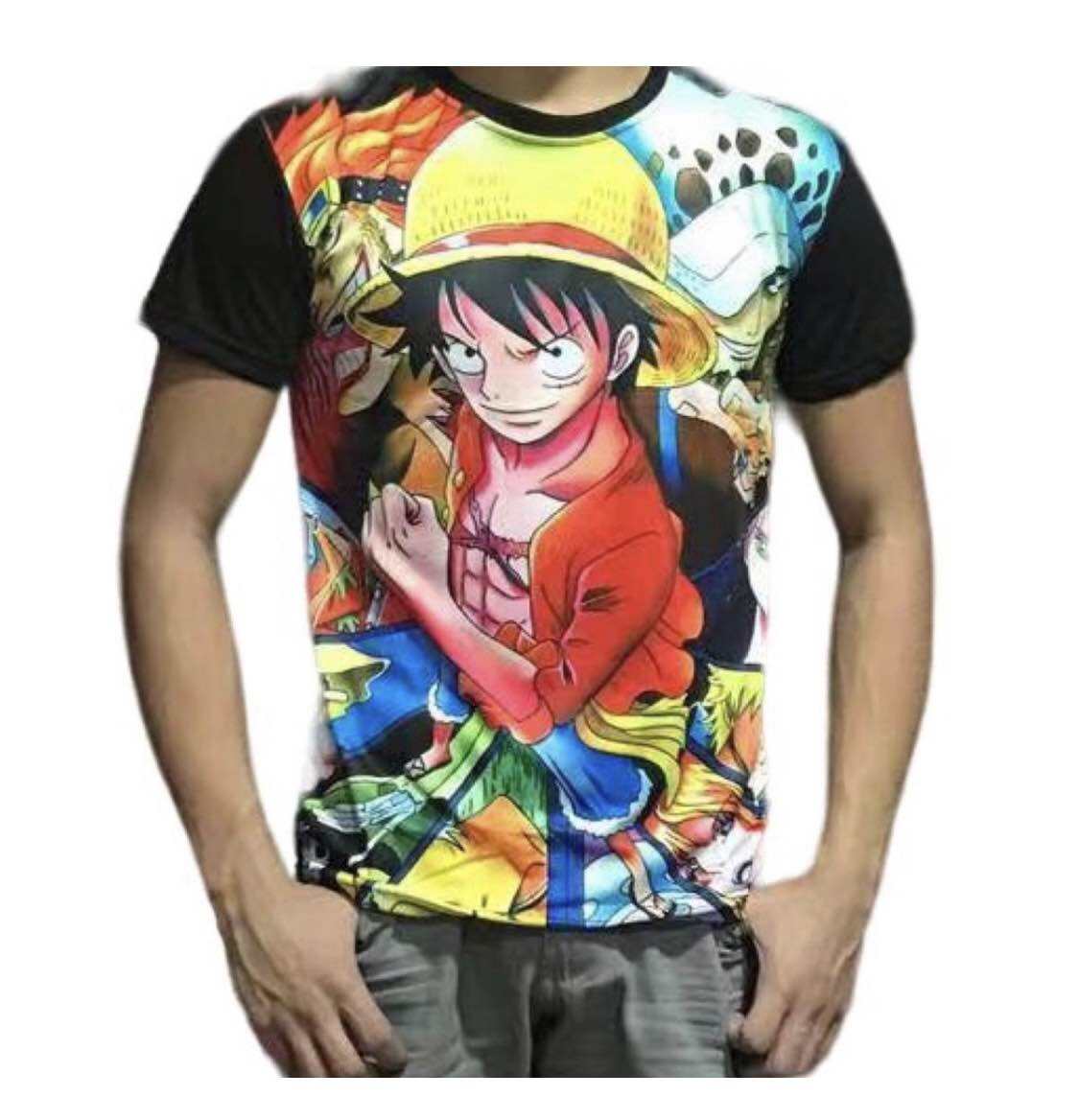 

Футболка с 3D-принтом и изображением персонажа мультфильма «Луффи»(унисекса) M