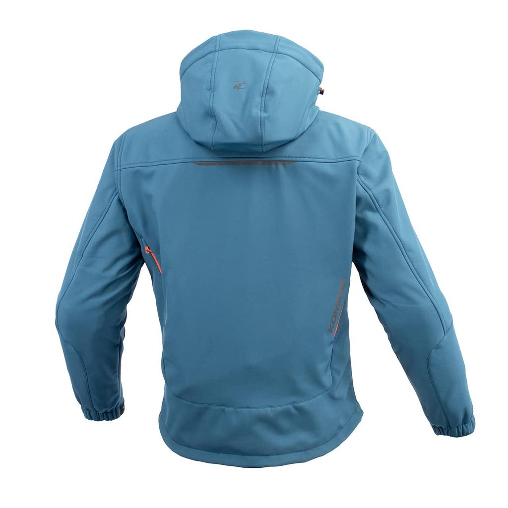 Motorcycle Jacket Protective Soft Shell Winter Parka IFU Neo Mallard Blue L [KOMINE] - JK-5792 07-5792