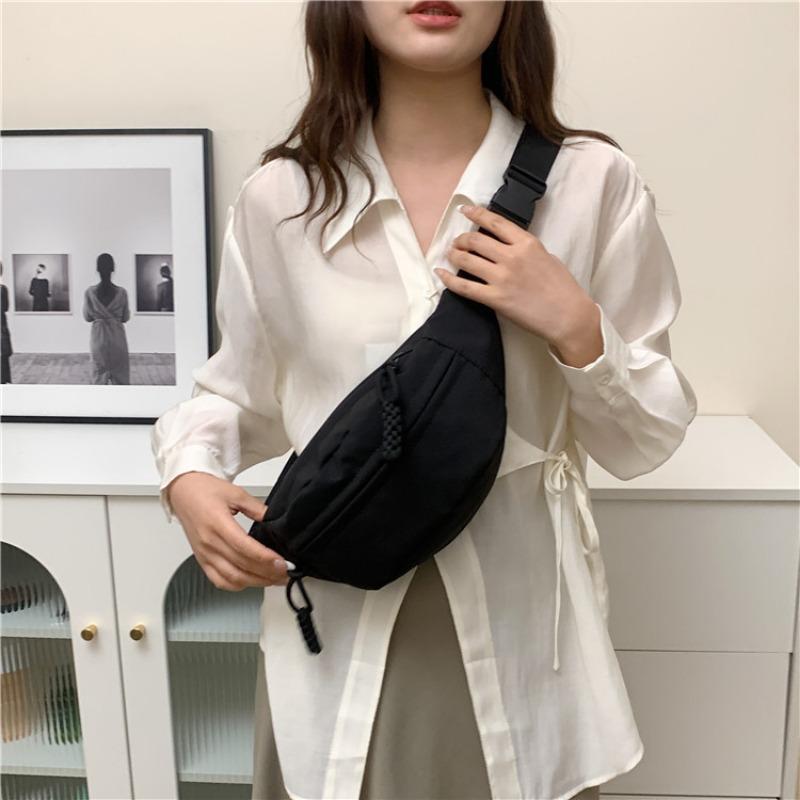 Autumn and Winter New Trendy Messenger Bag Casual Sports Breast Bag Large Capacity Niche Versatile Fanny Pack