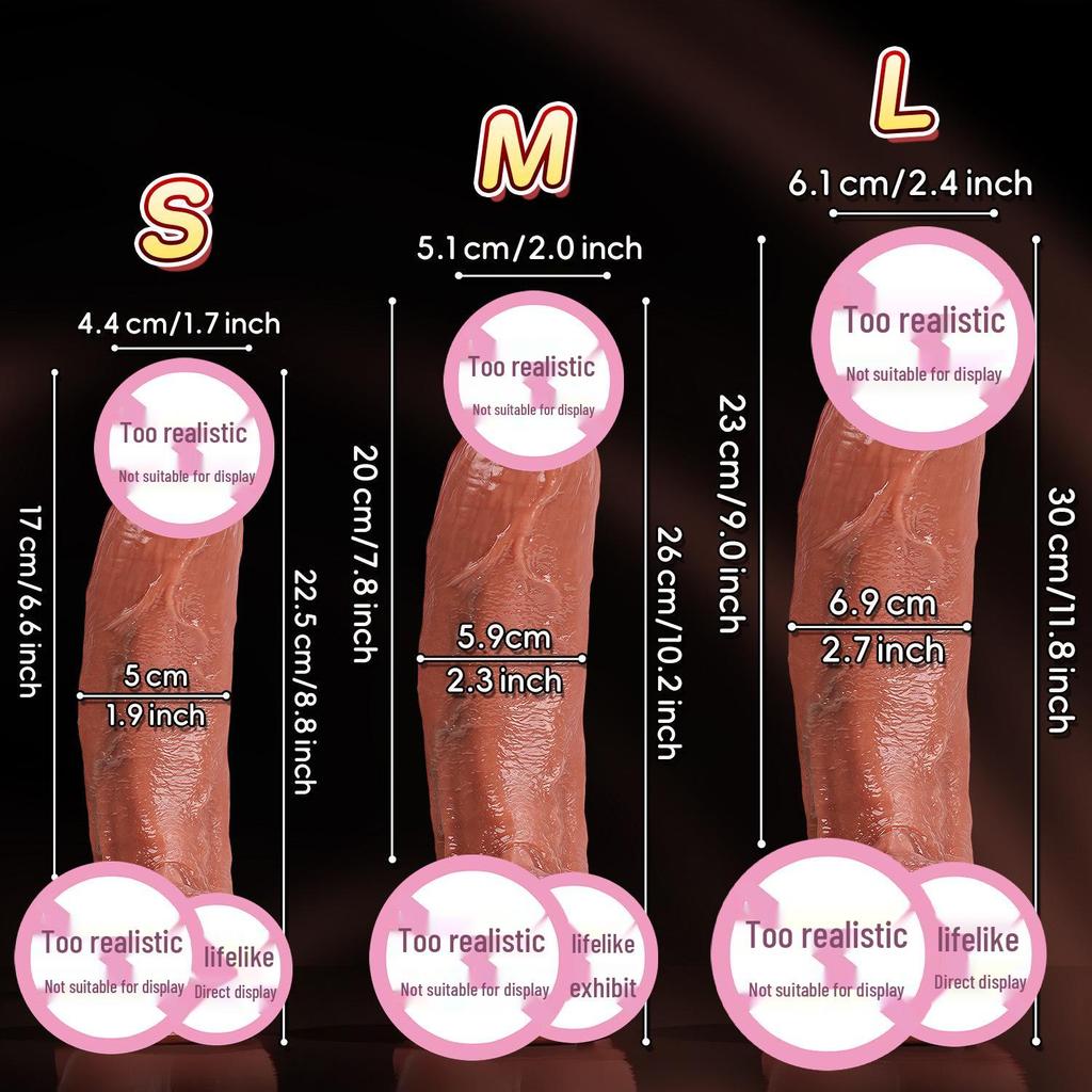 Silikon Gebogener Dildo Weiches Fleisch Erwachsenenspielzeug für Frauen