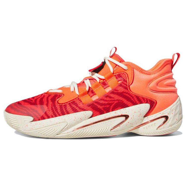 

Adidas BYW Select Fashion Versatile Non-Slip Wear-Resistant Lightweight Low-Top Basketball Shoes Unisex Sneakers Red Orange IF2165 48