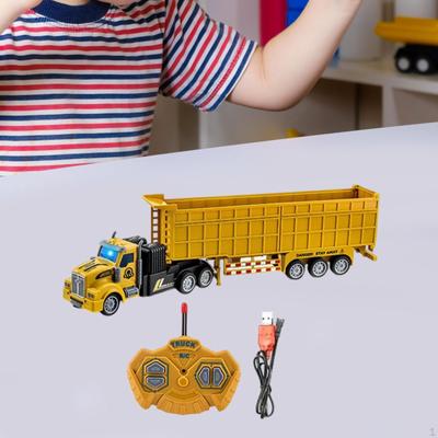 Konstruktionsfahrzeug Spielzeug Fernbedienung Tankwagen für Kinder Kleinkinder Kinder