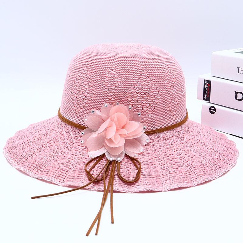 New Straw Hat Women's Outdoor Sunshade Sunscreen Hat Big Brim Trendy Vacation Beach Hat Breathable Cool Hat