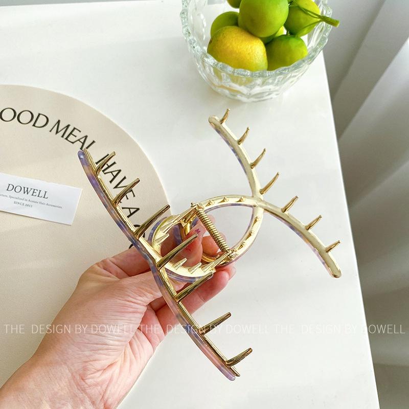 Simple And Elegant Hair Clip Large Alloy Claw Clip For Stylish Updos