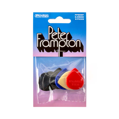 

Jim Dunlop Peter Frampton Vintage Jazz Teardrop Picks, Player s Pack of 6