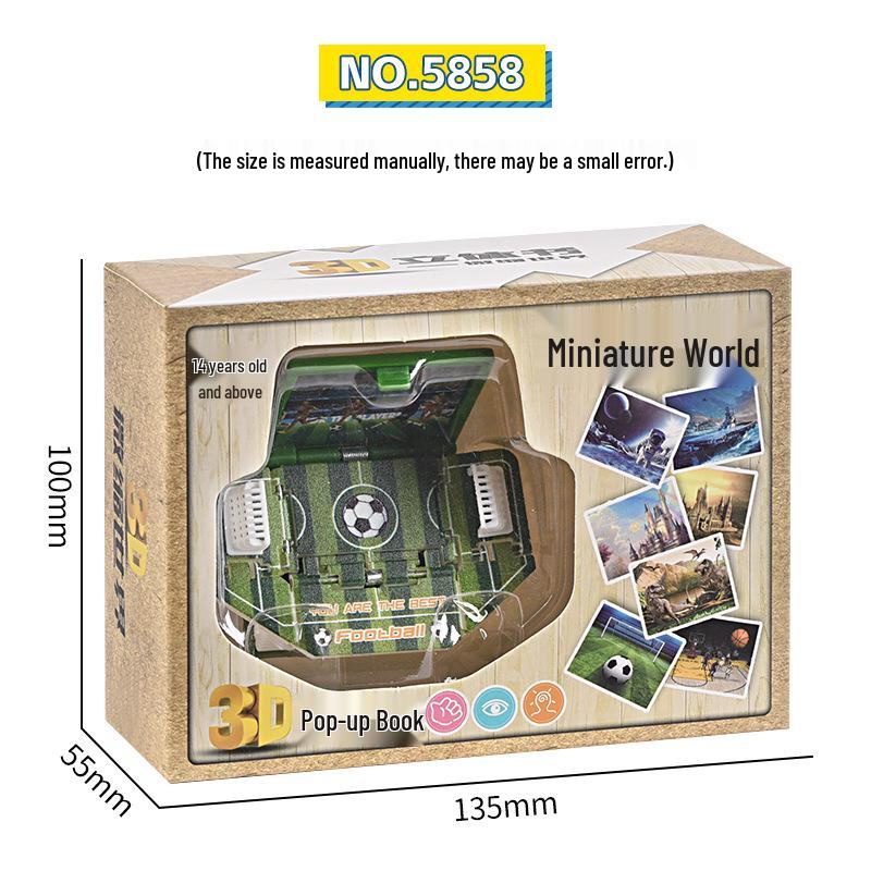 Mini Hamburger 3D Pop-up Book Keychain: Trendy Pendant & Creative Decompression Toy.