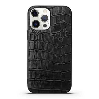Luxury Crocodile Genuine Leather Case For iPhone 15 16 14 13 11 12 Pro Max 7 8 Plus X XR XS Shockproof Cover