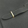 HERMES vintage Serviette Tote Bag Document Handbag Business bag Leather Black