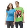 Summer Double-Headed Fox Embroidery Heavyweight Cotton Couple T-Shirt
