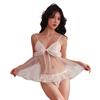 Sex underwear lace suspenders, sexy sex pajamas, free of charge, front chest pure desire, sexy chest exposed perspective nightgown women