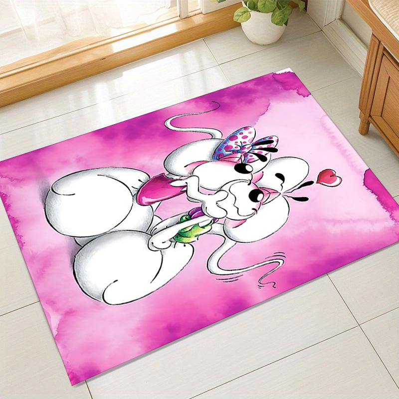 Love Between Friends Carpet For Playroom Bedroom Living Room Sofa Home Decorkids Game Area Rug Nonslip Floor Mat