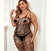 Large Size Stocking Jumpsuit Lingerie Underwear Fishnet Oversize Body Stocking Plus Size for Women