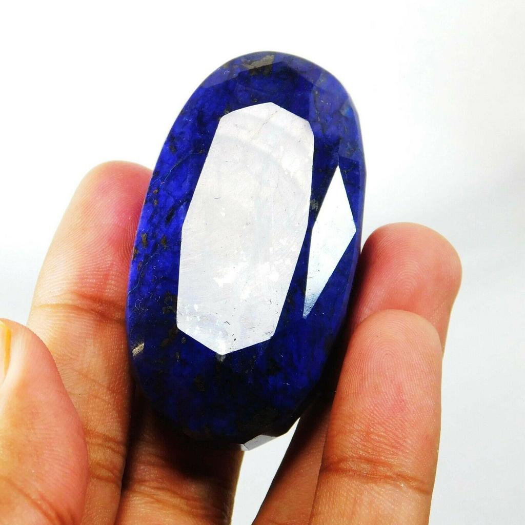 340.2 Ct A+ Natural Sri Lanka CERTIFIED Oval Cut Blue Sapphire Loose Gemstone