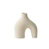 European Creative Plain-Fired Ceramic Vase High-End Living Room Desktop Flower Arrangement Decoration Light Luxury Ornament