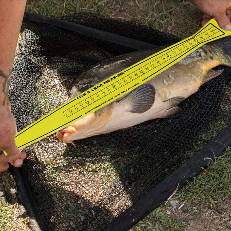 Přenosné pravítko na ryby, měřicí deska na ryby, měřicí zařízení na kraby a ryby, námořní rybářský měřicí nástroj, skládací měřicí pravítko na ryby