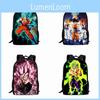Dragon Ball Boys School Backpack With Lightweight Design And Cartoon Print For School Use