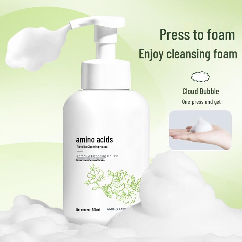 Camellia Amino Acid Cleansing Mousse - Pore Minimizing Oil Control & Makeup Remover.
