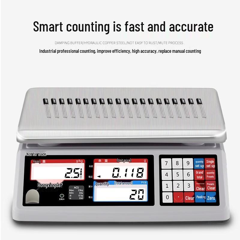 Hongxingda HXD-A07 Electronic Counting Scale, 3kg/0.1g