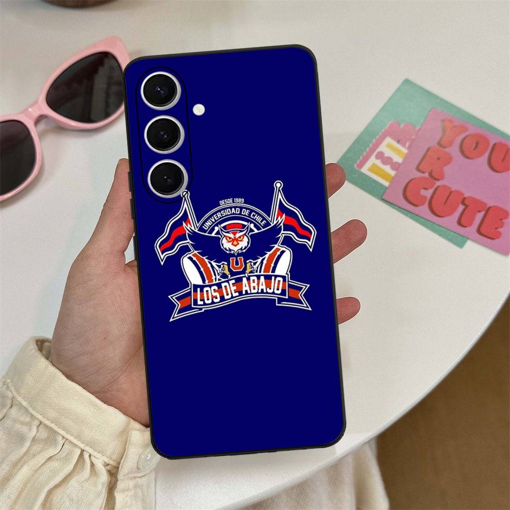 Chile U-University Logo Phone Case For Samsung S 24 Fe 25 Ultra Plus 20 Lite 21 30 22 23 24 22 Ultra 5G Fundas