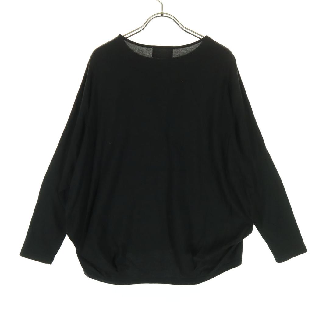 HUIS In House Made In Japan Long Sleeve Cut F Black Ron T Women Used