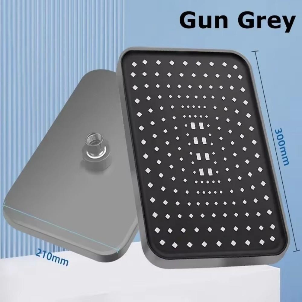 Große Duschkopf-Deckenbrause Hochdruck Großer Durchfluss Booster Neuer Regenduschkopf Wassersparend