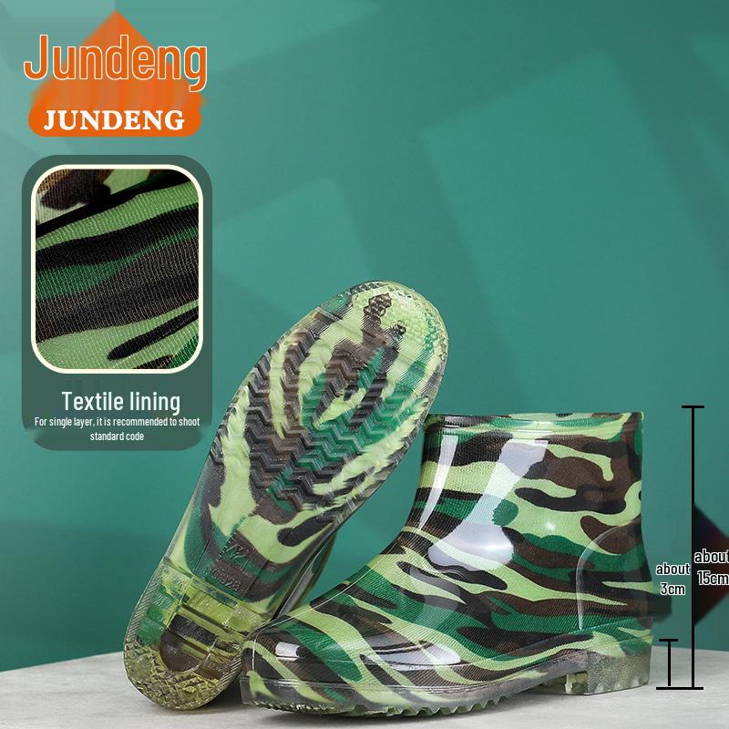 2025 Men's High-Top Camouflage Waterproof Construction Boots