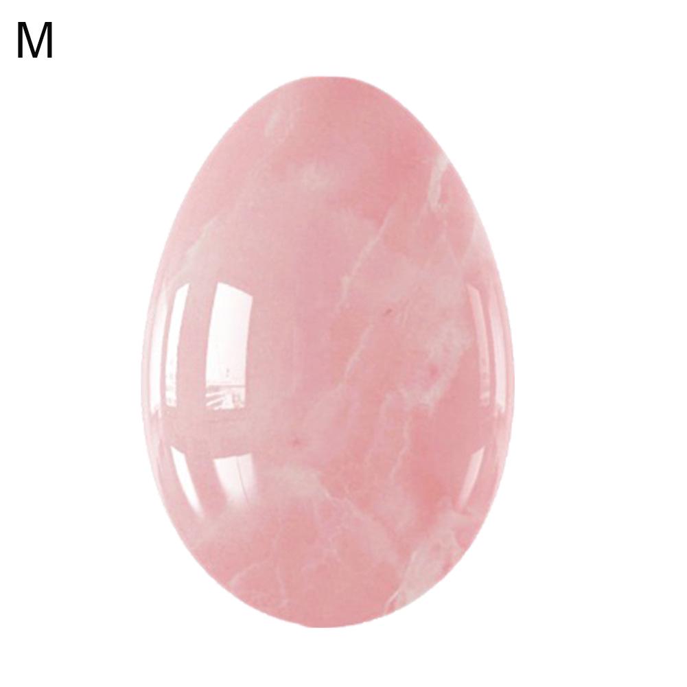 Masážní kámen Yoni Egg Kegel po porodu vrtaný oválný tvar