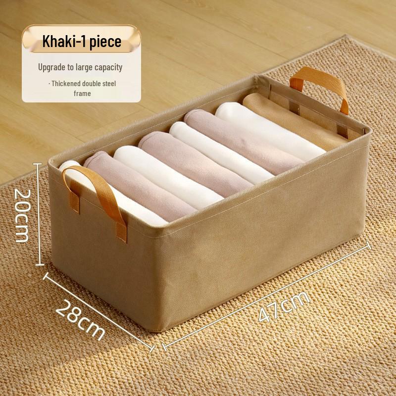 Foldable Wardrobe Storage Box: Dustproof, Thickened, Drawer-Style Organizer for Clothes