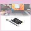 4 Port Pcie To Usb 30 Hub Pci Express Expansion Card Adapter 5 Gbps Top Speed
