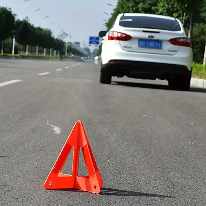 Car Safety Reflective Triangle Warning Sign Kit Portable High Visibility Roadside Signal for Vehicles