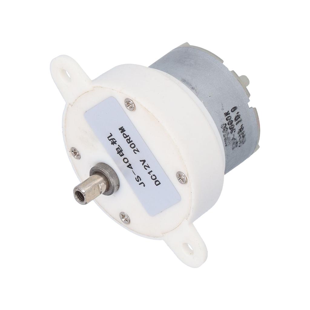 Getriebemotor Kunststoff Geschwindigkeitsreduzierung Getriebe DC 12V 20 U/min für Spielzeugausrüstung Maschinen JS?40