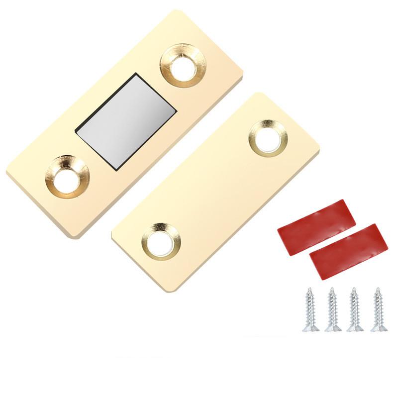 2pcs/Set Magnetic Cabinet Catches Magnet Door Stops Hidden Door Closer With Screw For Closet Cupboard Furniture Hardware